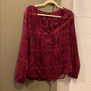 American eagle sheer top